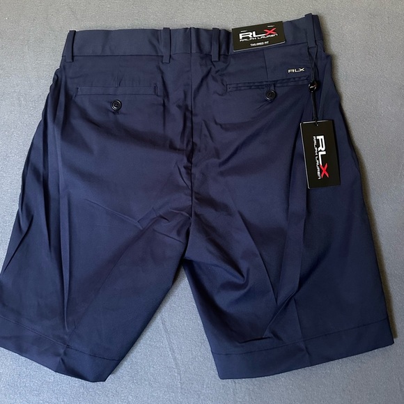 NWT Ralph Lauren X Men’s Golf Shorts Navy Blue - Picture 2 of 9
